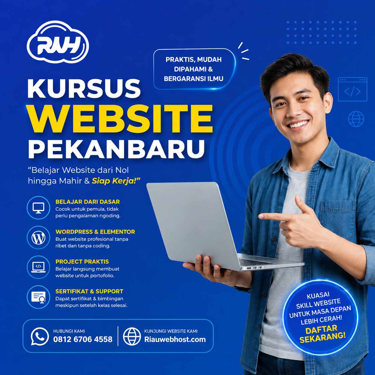 Private / Kursus Website Pekanbaru